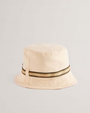 Ted Baker ALFREDO Webbing Bucket Hat Stone | 81TBYSJKG