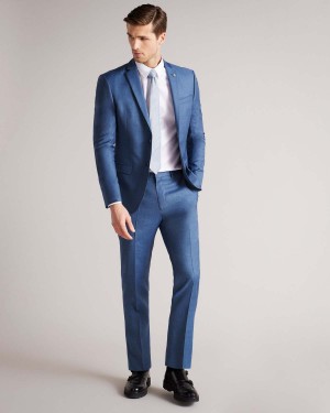 Ted Baker CAMDETS Slim Light Blue Suit Trouser Lt-Blue | 48JXRGDEP