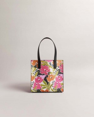 Ted Baker Malkcon Printed Magnolia Small Icon Bag Różowe | 57PIACOBL