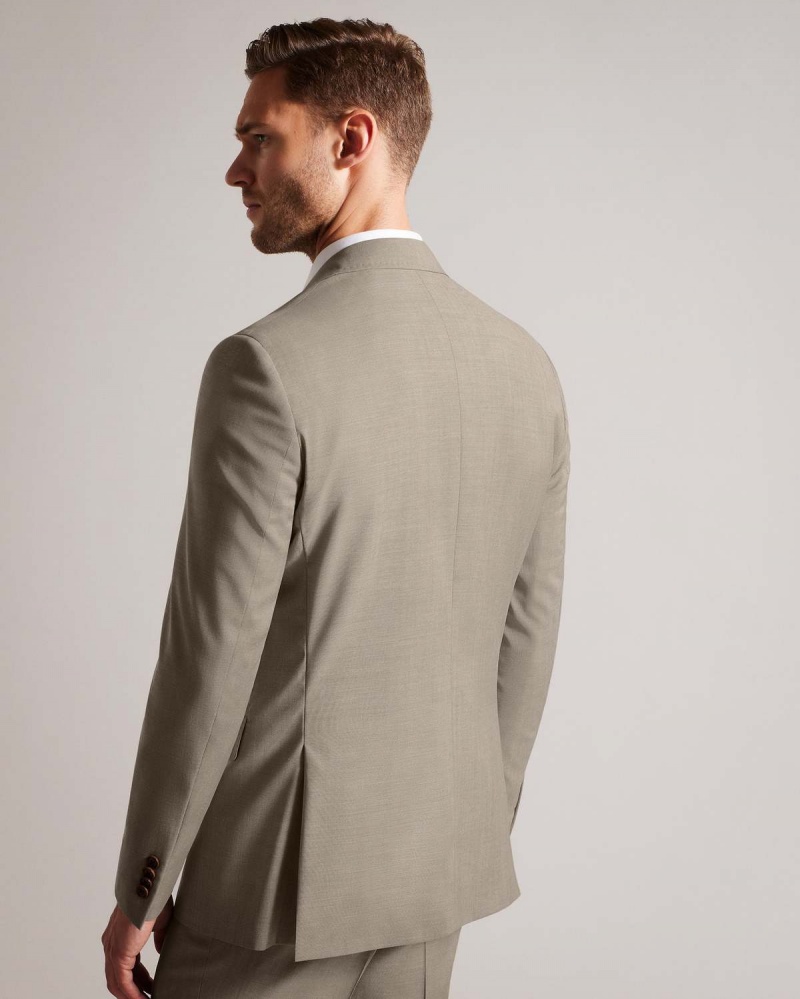 Ted Baker ALCONAJ Natural Sharkskin Jacket Natural | 91LPROGTV