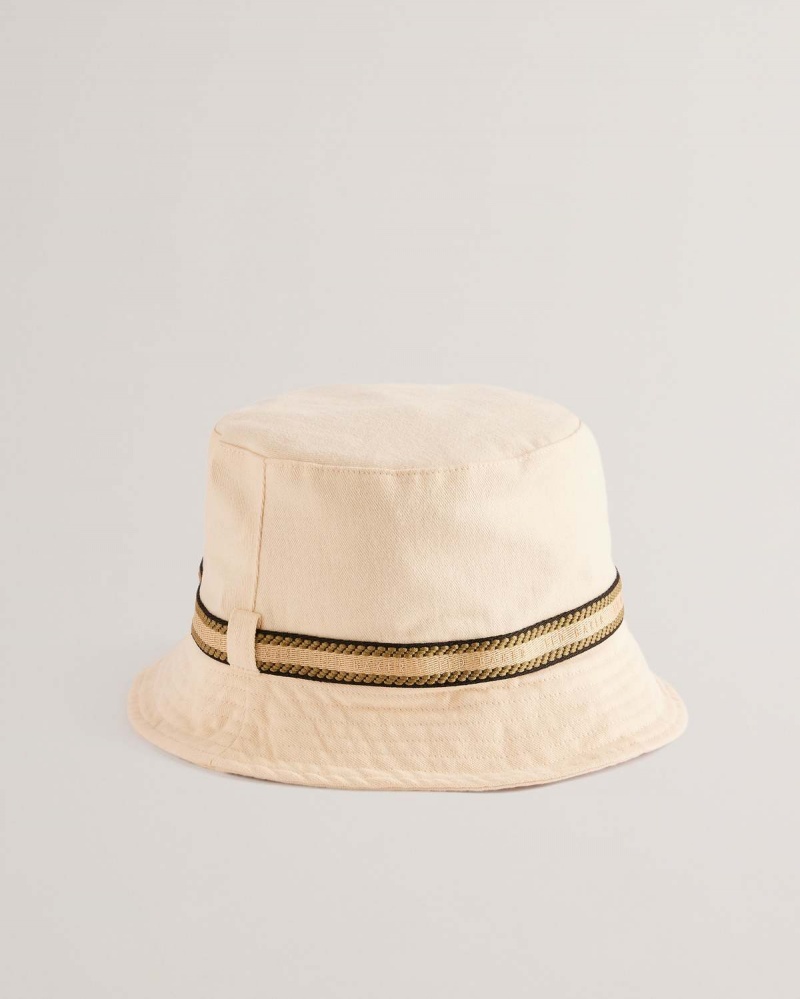 Ted Baker ALFREDO Webbing Bucket Hat Stone | 81TBYSJKG