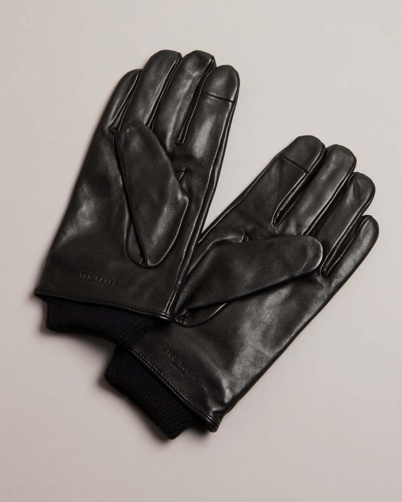 Ted Baker BALLAT Skórzane Glove Brązowe | 94SMZDFIN