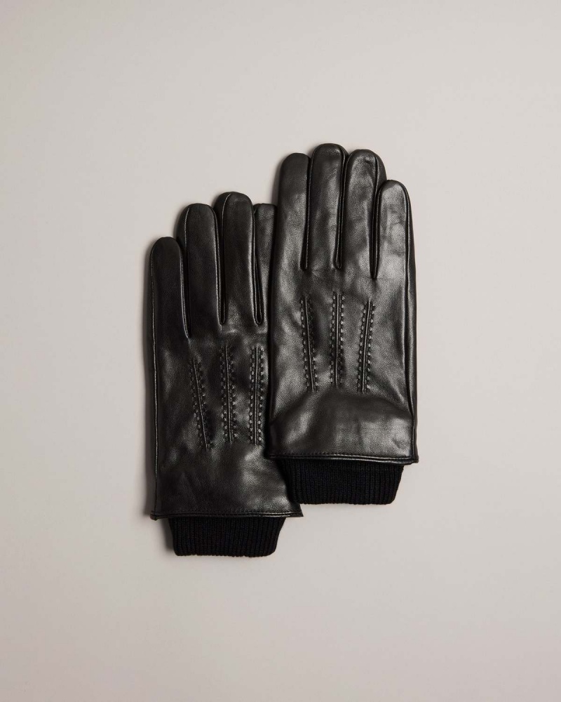 Ted Baker BALLAT Skórzane Glove Brązowe | 94SMZDFIN