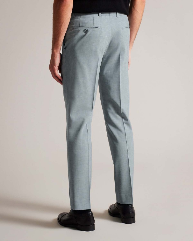 Ted Baker BENONTS Seafoam Sharkskin Trouser Szare | 27NOZJFQB