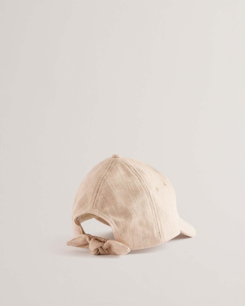 Ted Baker BLAIKE Cap with Bow Paskiem Ivory | 24FAHRZCM