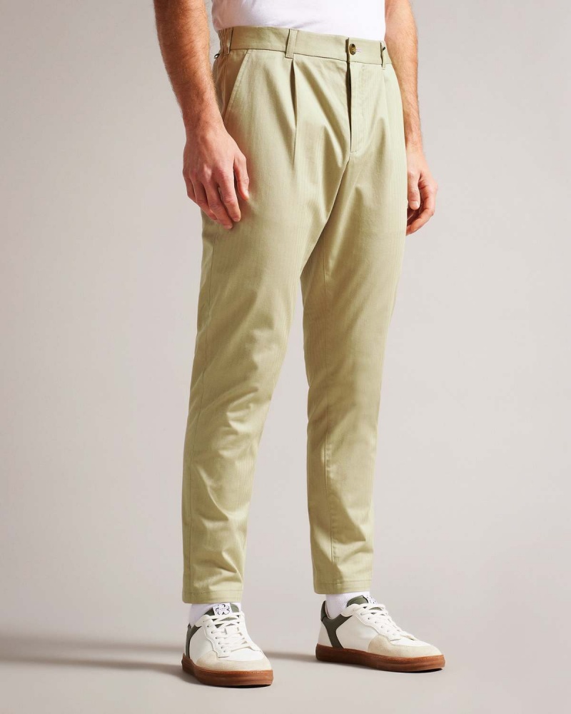 Ted Baker BOSSAR Camburn Regular Fit Trouser Natural | 98FCJAKOI