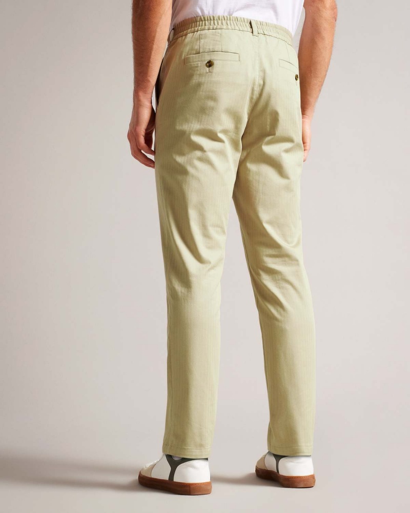 Ted Baker BOSSAR Camburn Regular Fit Trouser Natural | 98FCJAKOI