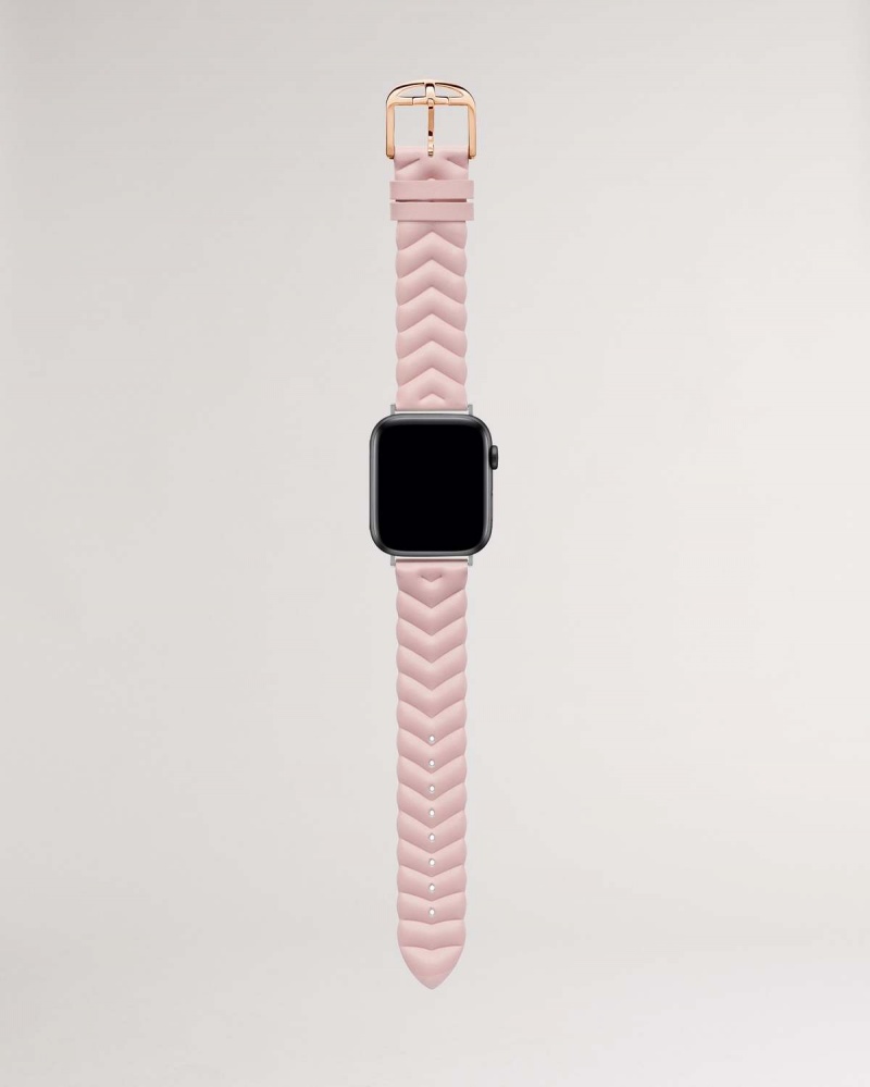 Ted Baker CHELLIA BKS38F111 38/40 Chevron Apple Watch Paskiem Różowe | 15AXLGEUB