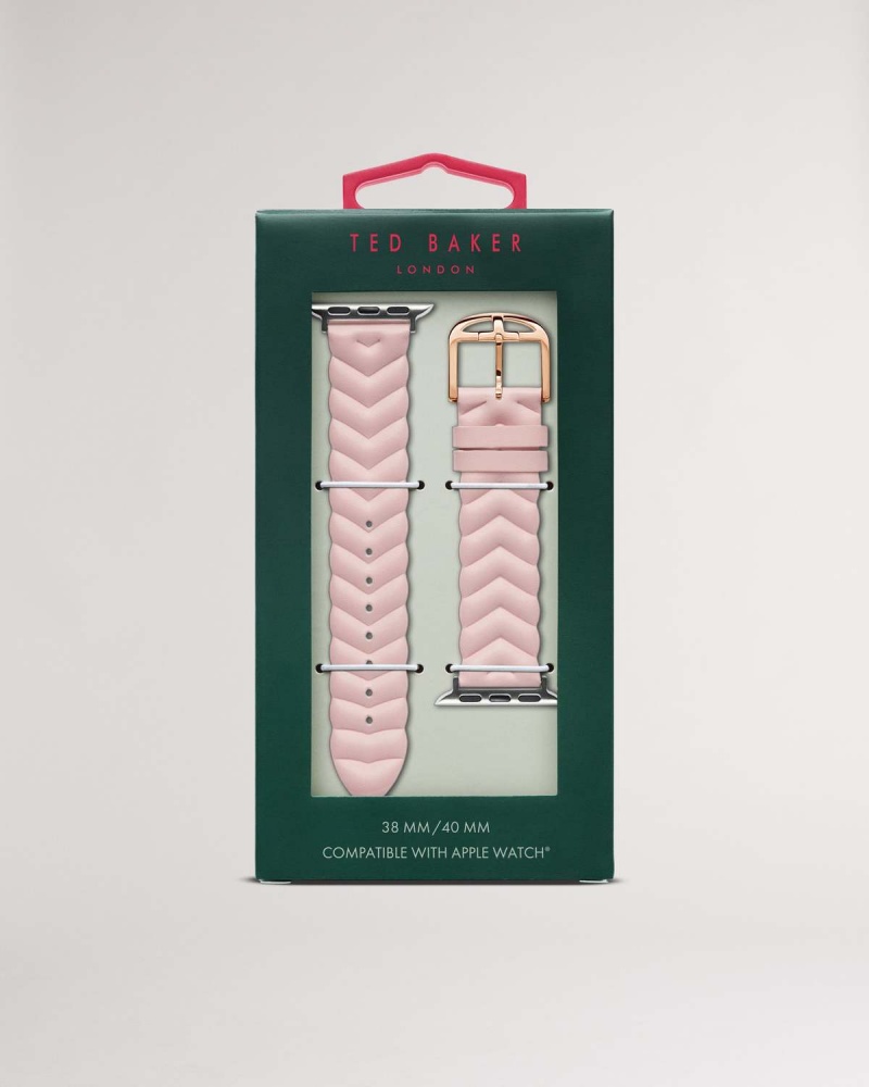 Ted Baker CHELLIA BKS38F111 38/40 Chevron Apple Watch Paskiem Różowe | 15AXLGEUB