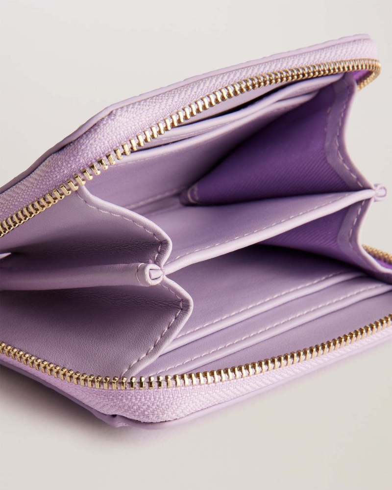 Ted Baker CONNII Mini Imitation Croc Purse Lilac | 43LNPMWSZ