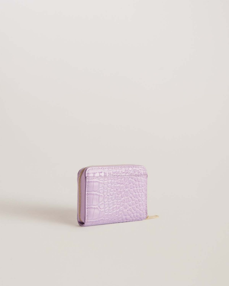 Ted Baker CONNII Mini Imitation Croc Purse Lilac | 43LNPMWSZ