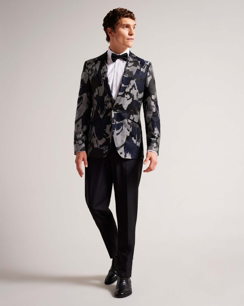 Ted Baker DIEGAN Single Breasted Evening Jacket Czarne | 48NMTFRAQ