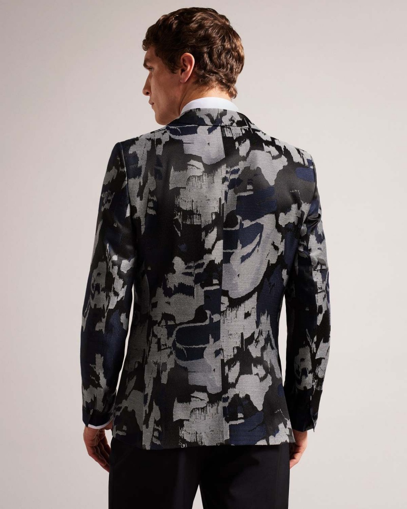 Ted Baker DIEGAN Single Breasted Evening Jacket Czarne | 48NMTFRAQ