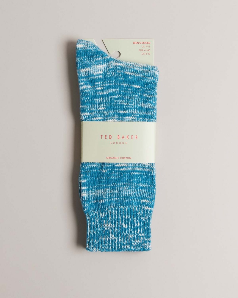 Ted Baker FOGGIE Twisted Yarn Wędrówki Sock Niebieskie | 37GRITDOY