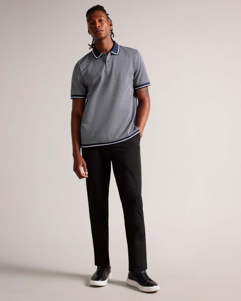 Ted Baker GENBEE Codzienne Relaxed Chinos Czarne | 29ERTIQSH