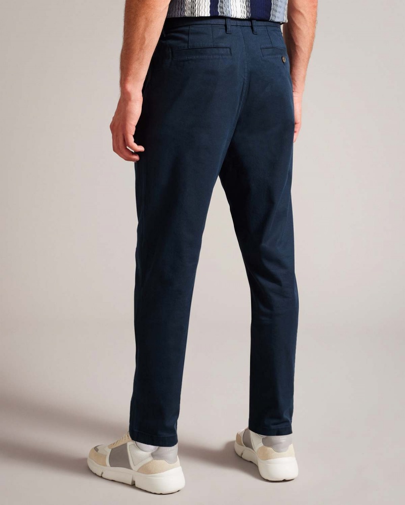 Ted Baker HAYBRN CAMBURN Regular Fit Trouser Granatowe | 23YBMKDJH