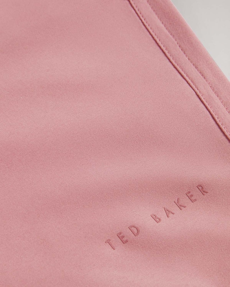 Ted Baker HILTREE Plain Swimshort Różowe | 75CSMIXNV