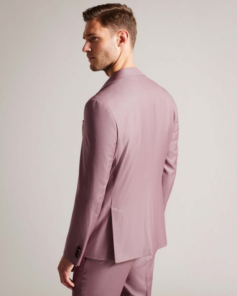 Ted Baker IGNACEJ Premium Pink Suit Jacket Różowe | 45MTDOUYL