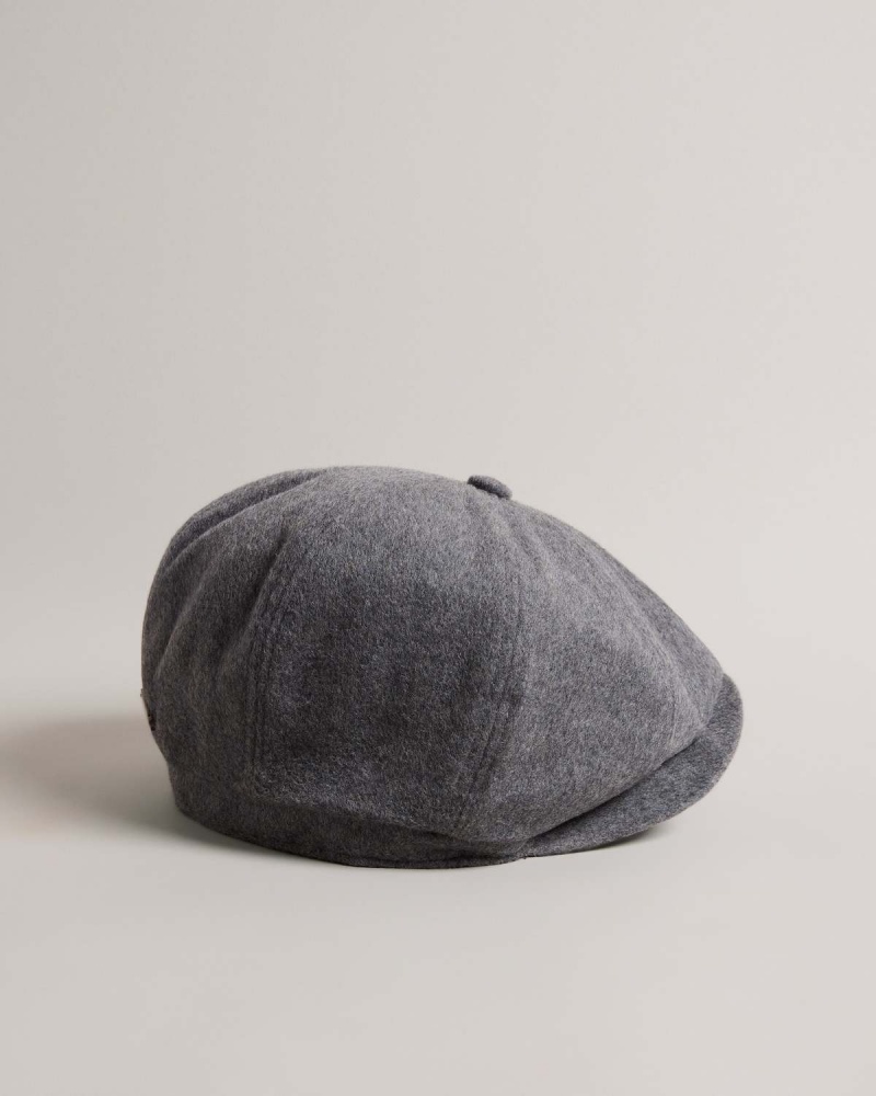 Ted Baker JIMMYY Woollen Baker Boy Hat Khaki | 39ZOLYRUI