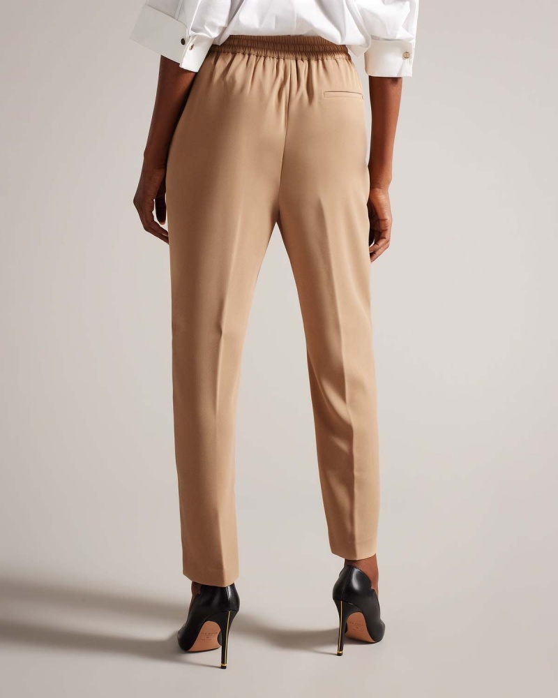 Ted Baker LAURAI Slim Cut Ankle Length Jogger Camel | 27DYMOUFI