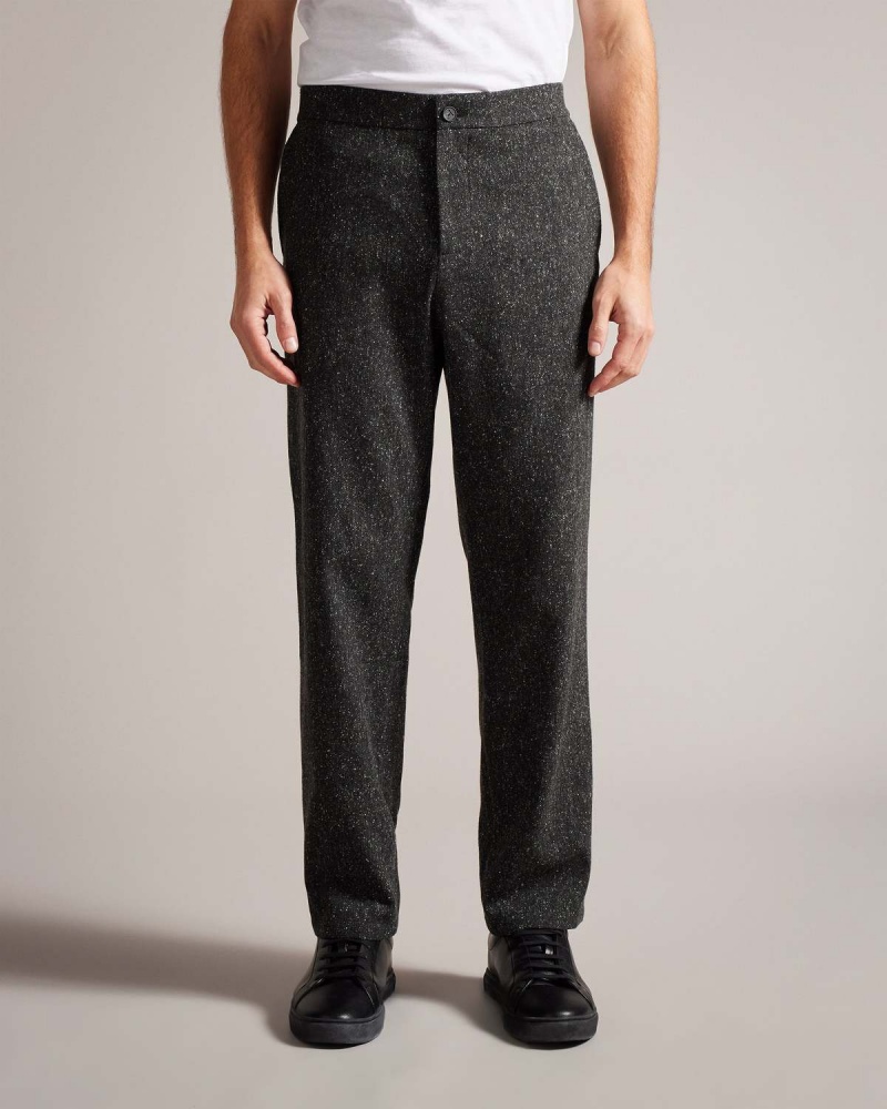 Ted Baker LOPUS Szerokie Fit Wełna Rich Trouser Szare | 20TWSBZHI