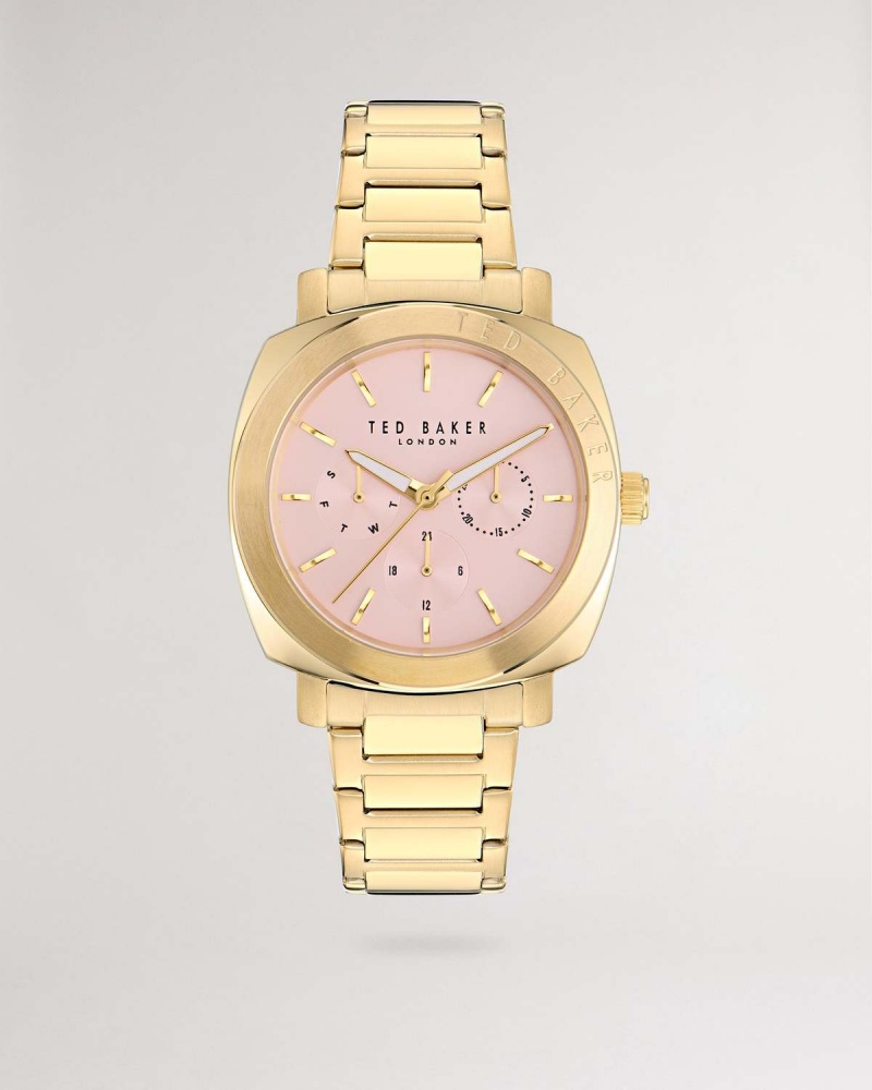 Ted Baker MAEEVA BKPRB Dial Bracelet Watch Złote | 14UQZYMRP