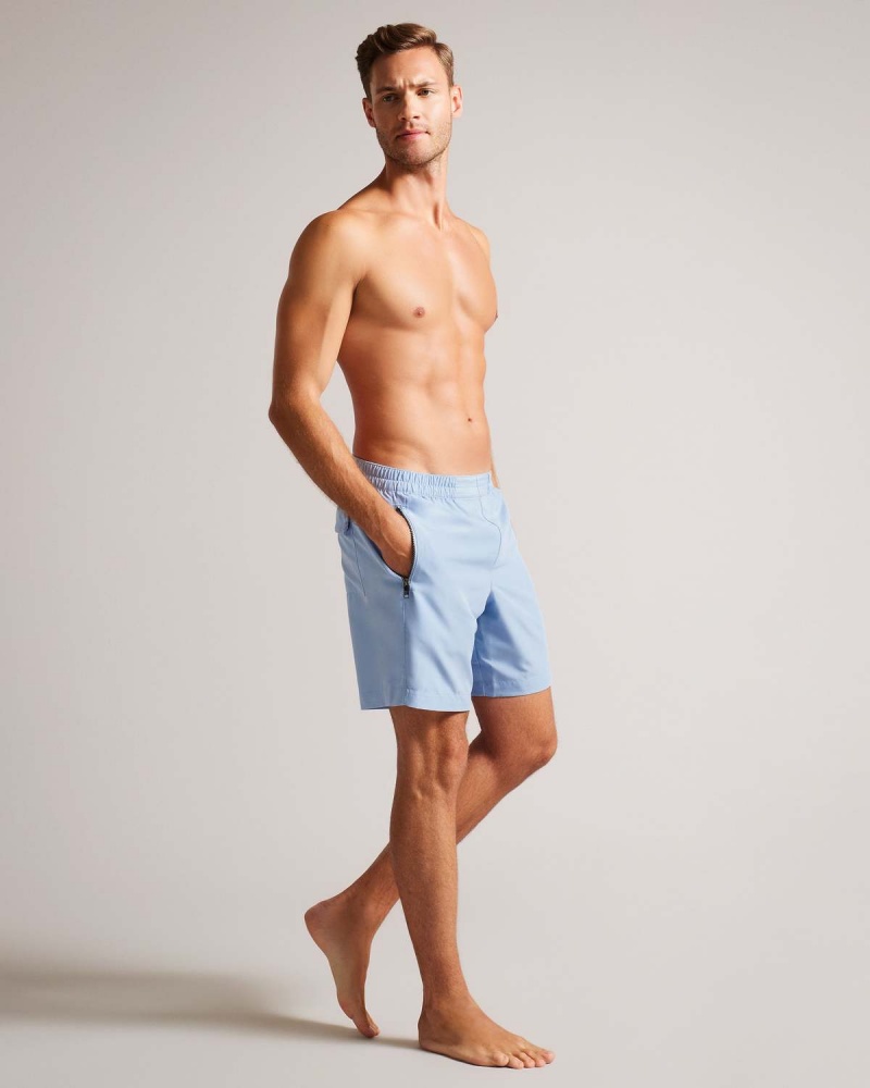 Ted Baker Nairdal Plain Swimshort Lt-Blue | 23SVPZWYH