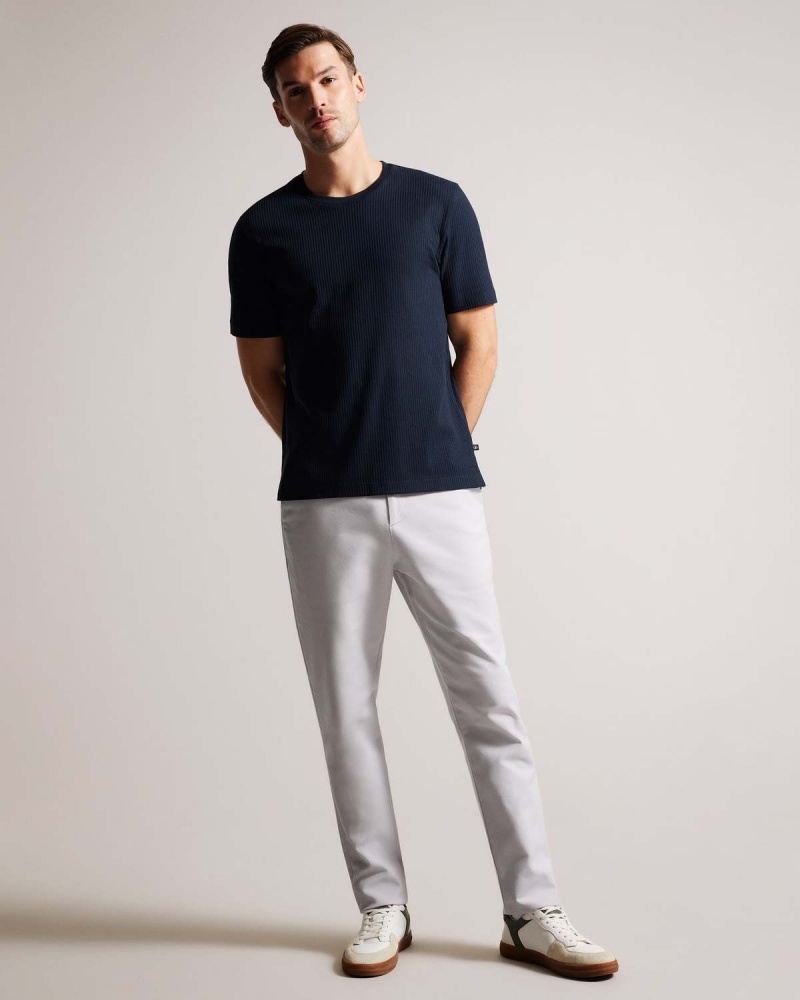 Ted Baker RAKES SS Regular Fit Tshirt Białe | 81ZYGTKNL