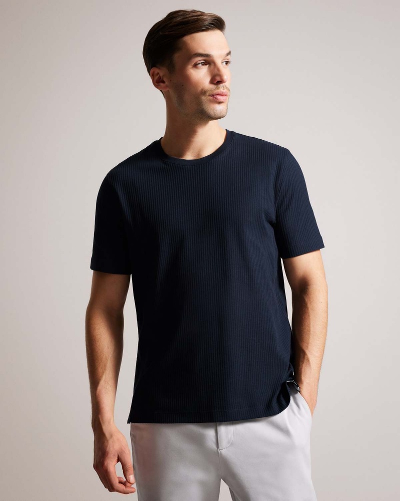 Ted Baker RAKES SS Regular Fit Tshirt Białe | 81ZYGTKNL