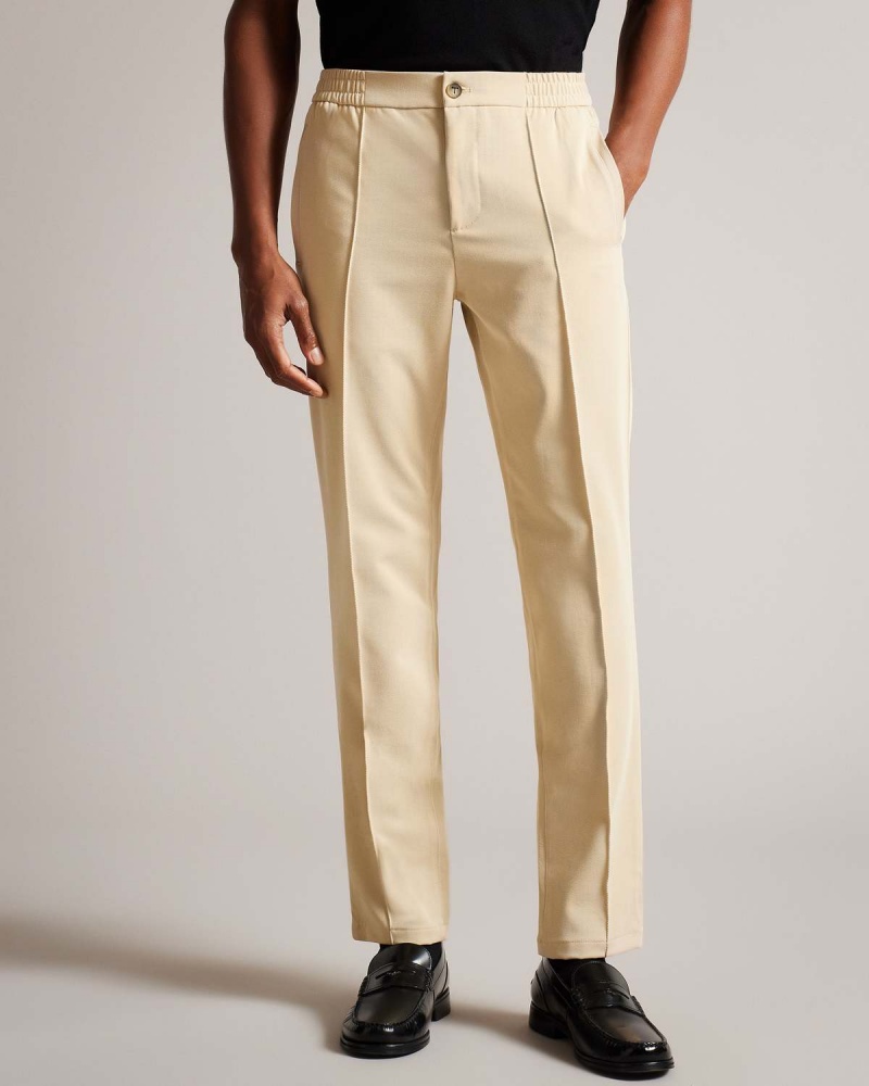 Ted Baker RODNY Irvine Slim Fit Trouser Stone | 18QCJYHTR