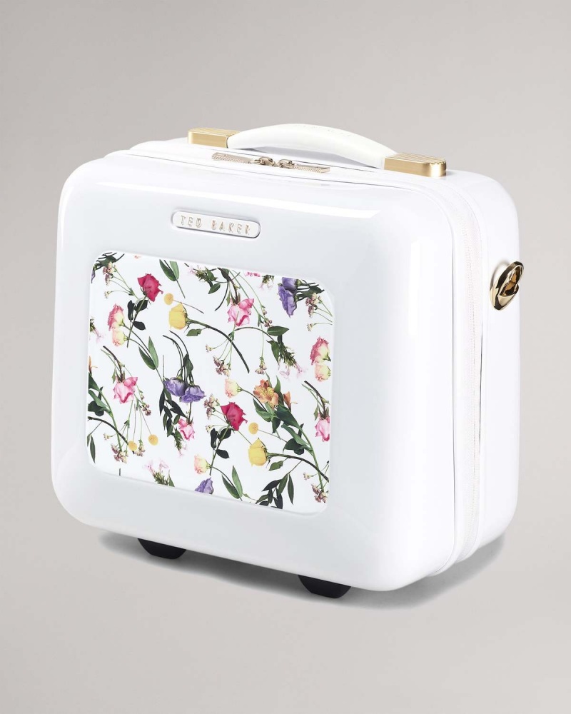 Ted Baker Raide Scattered Bouquet Vanity Case Białe | 41ONDEUCV