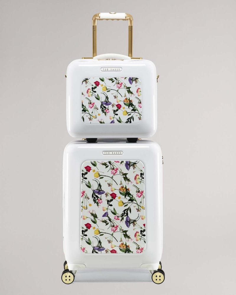 Ted Baker Raide Scattered Bouquet Vanity Case Białe | 41ONDEUCV