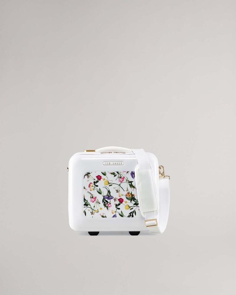 Ted Baker Raide Scattered Bouquet Vanity Case Białe | 41ONDEUCV