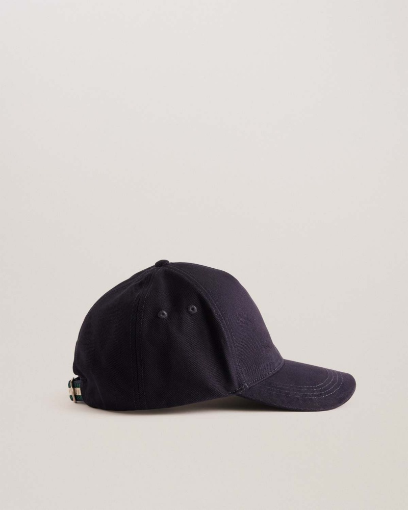 Ted Baker SAMMSS Cap with Webbing Paskiem Granatowe | 68VPDBWTQ