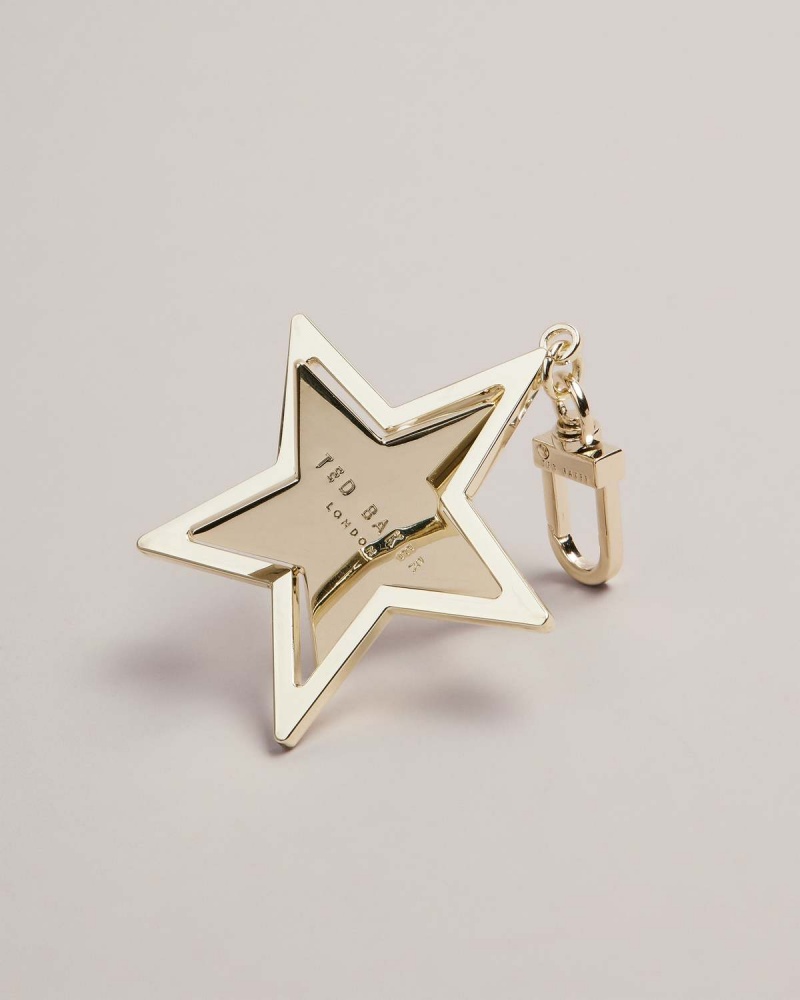 Ted Baker STARRRY Star Keyring and Card Holder Gift Set Czarne | 38YSNFGBU