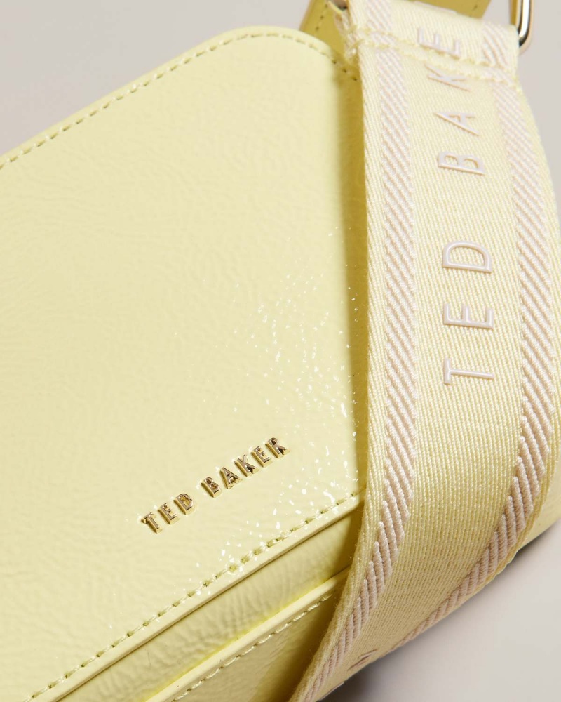 Ted Baker STUNNIE Webbing Mini Camera Bag Żółte | 82UKHXTRZ