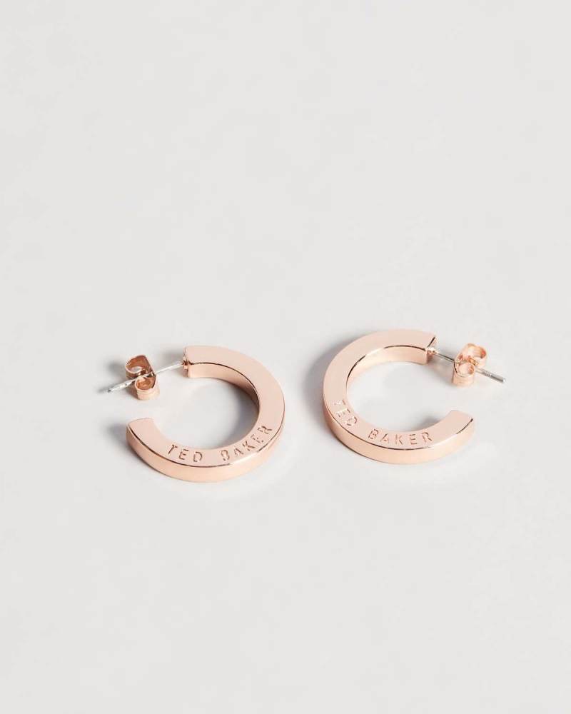 Ted Baker Senatta Crystal Hoop Earring Rosegold | 35BXTPFQK