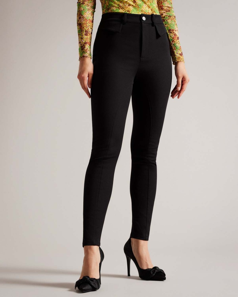 Ted Baker TESIA Panelled Leggings Natural | 54LAGMBEK