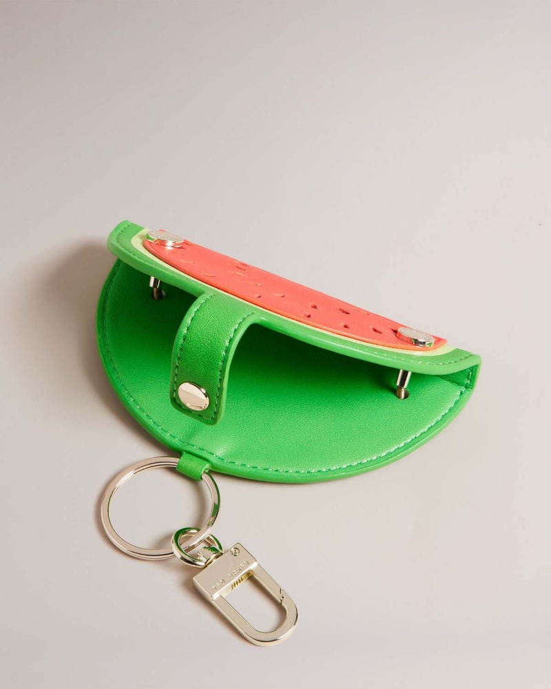 Ted Baker Wmelon Watermelon Keyring and Card Holder Czerwone | 65LRIOXBD